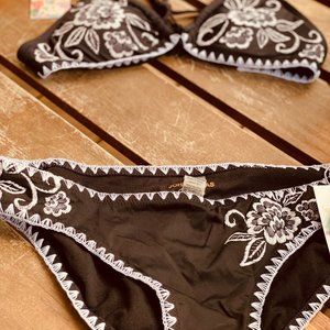 Johnny Was Margaux Hipster Floral Bikini *with Free Bikini Bottom